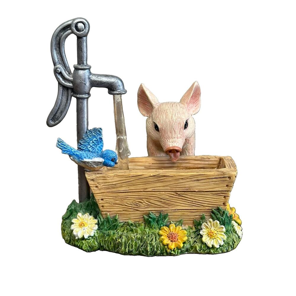 The Hamilton Collection Figurine Lap It Up Farm Livin’ Collection